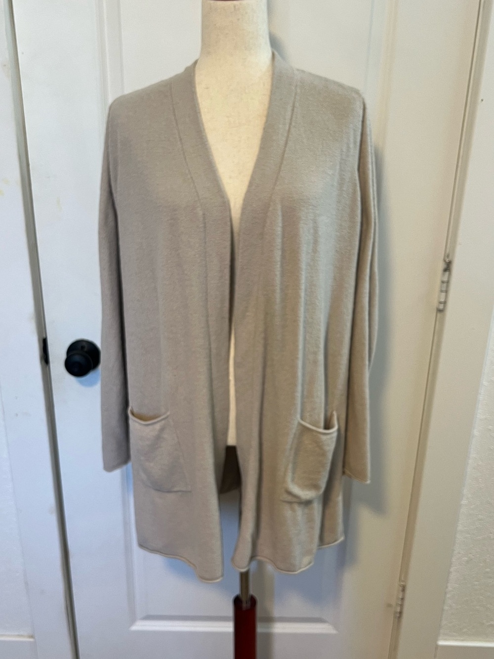 Barefoot Dreams Cozychic Lite Beige Cardigan